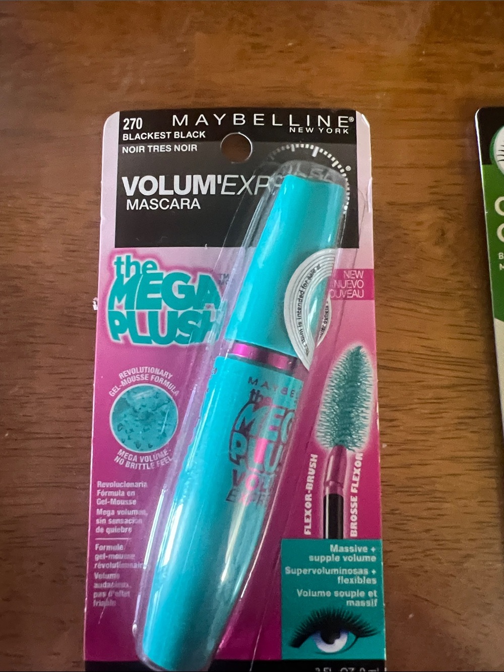 Maybelline Mega Plush Volum' Express Mascara - Turquoise with Pink Accents